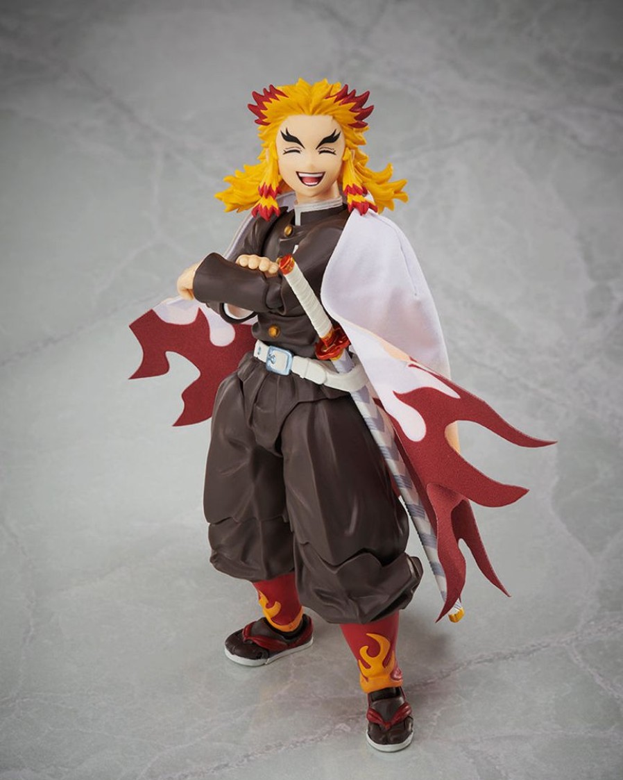 Buzzmod BUZZmod | Demon Slayer: Kimetsu No Yaiba Aniplex Buzzmod. Kyojuro Rengoku Ver.2 1/12 Scale Action Figure