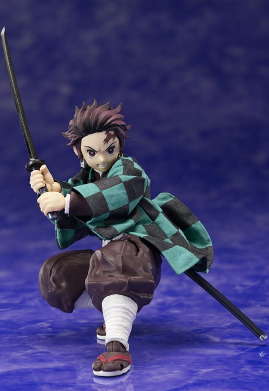 Buzzmod BUZZmod | Demon Slayer: Kimetsu No Yaiba Aniplex Buzzmod. Tanjiro Kamado 1/12 Scale Action Figure